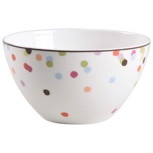 kate spade Market Street Lenox  Multicolor Polka Dot Bowl